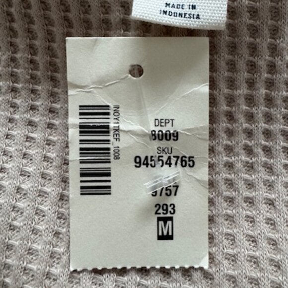 NWT Aeropostale Button Up Waffle Fabric Hoodie - Picture 7 of 8